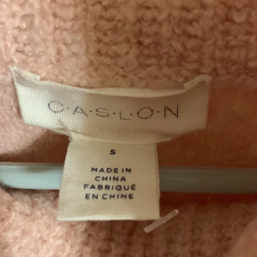 Nordstrom Center Cable Cowl Neck Cotton Blend Sweater in Smoke Pink - Picture 4 of 4